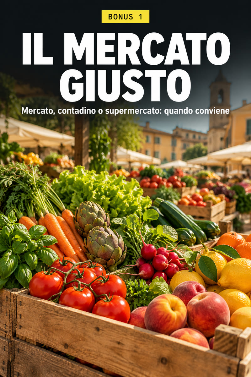 Copertina del bonus Il Mercato Giusto
