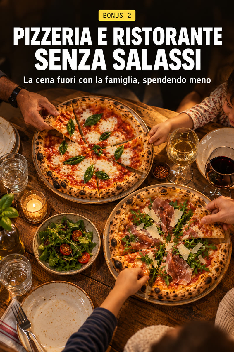 Copertina del bonus Pizzeria e Ristorante Senza Salassi