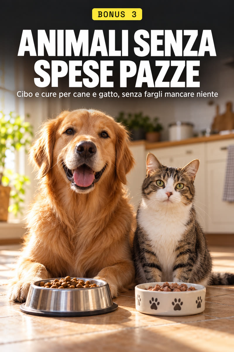 Copertina del bonus Animali Senza Spese Pazze