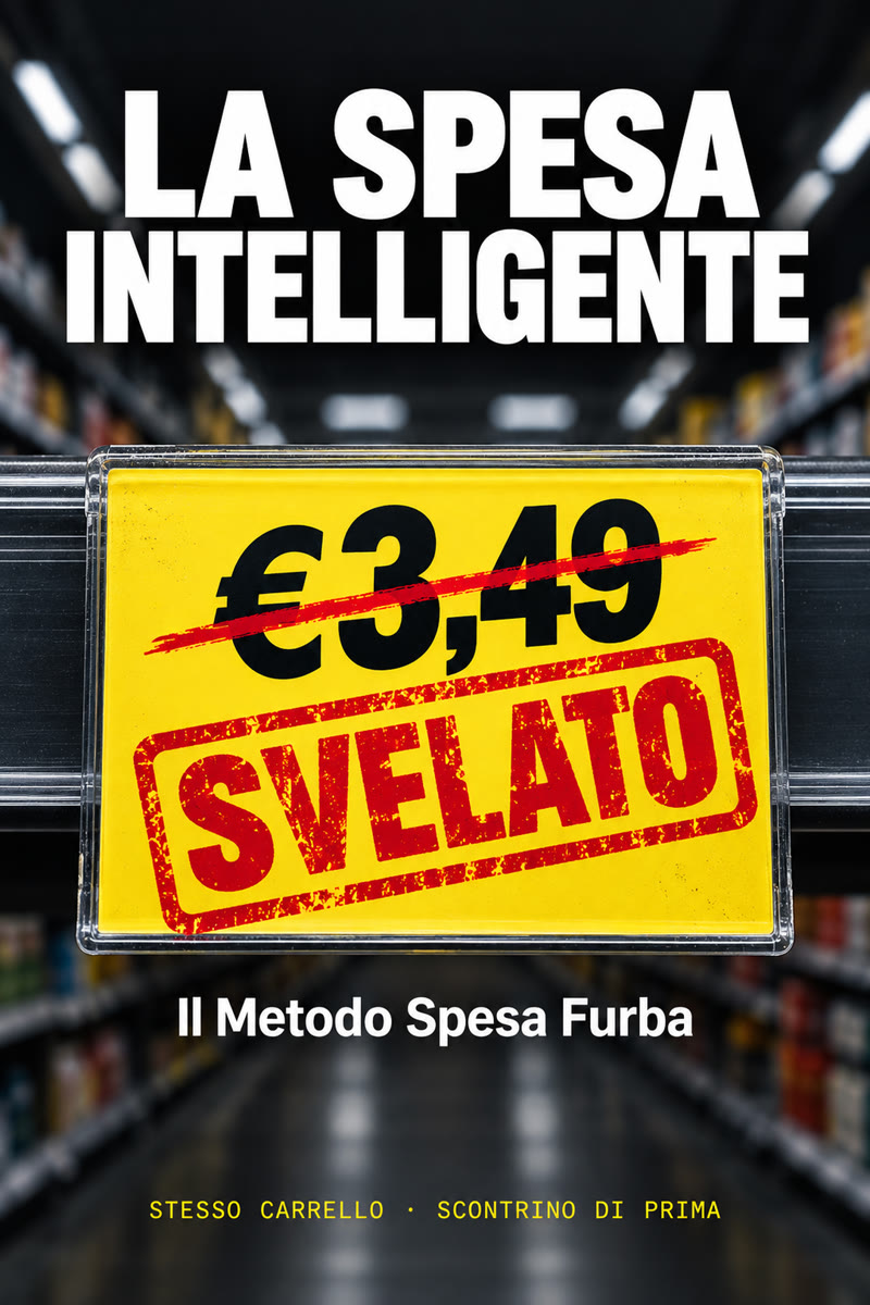 Copertina della guida La Spesa Intelligente, mockup
