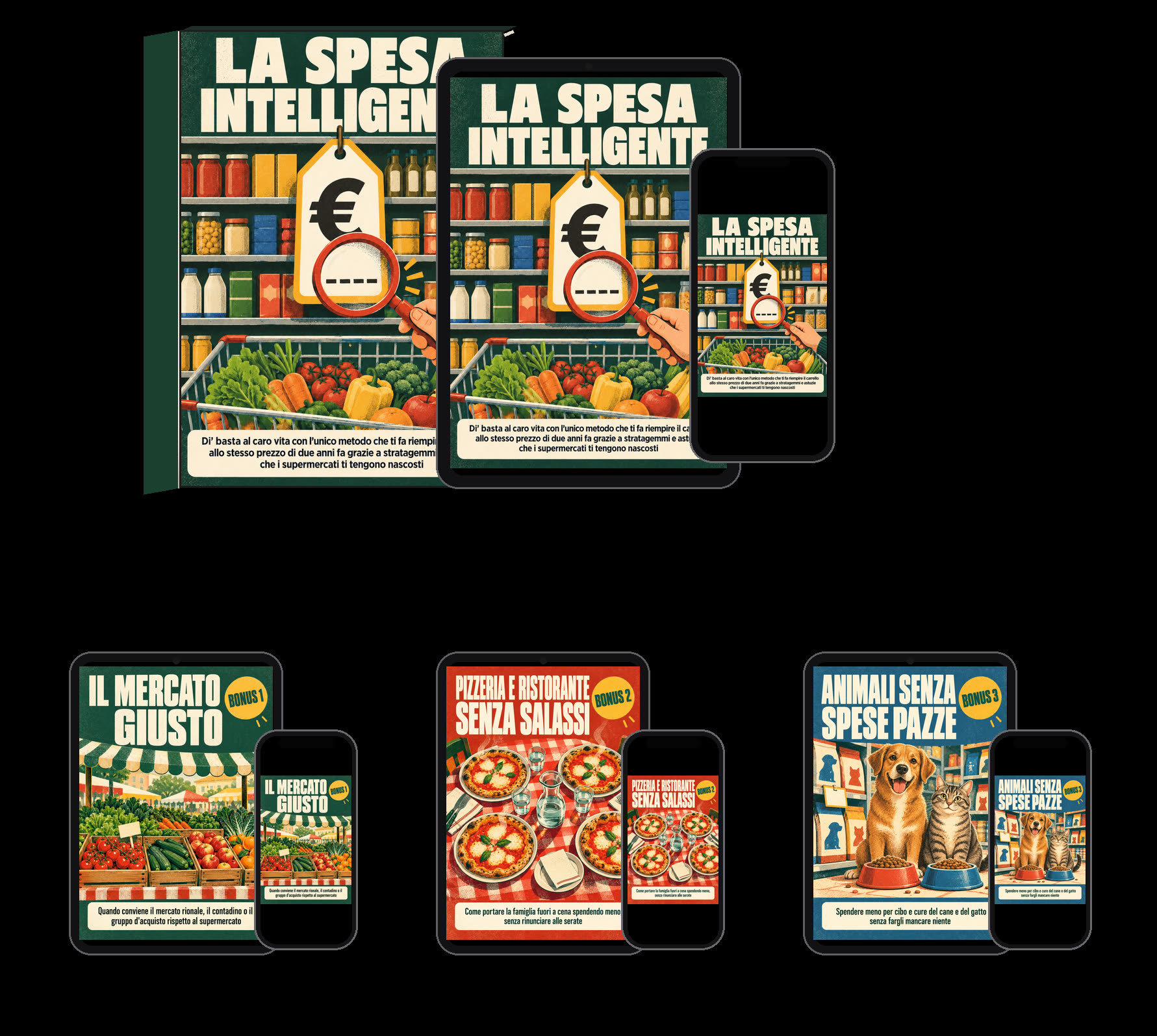 Il pacchetto completo: guida La Spesa Intelligente più i 3 bonus