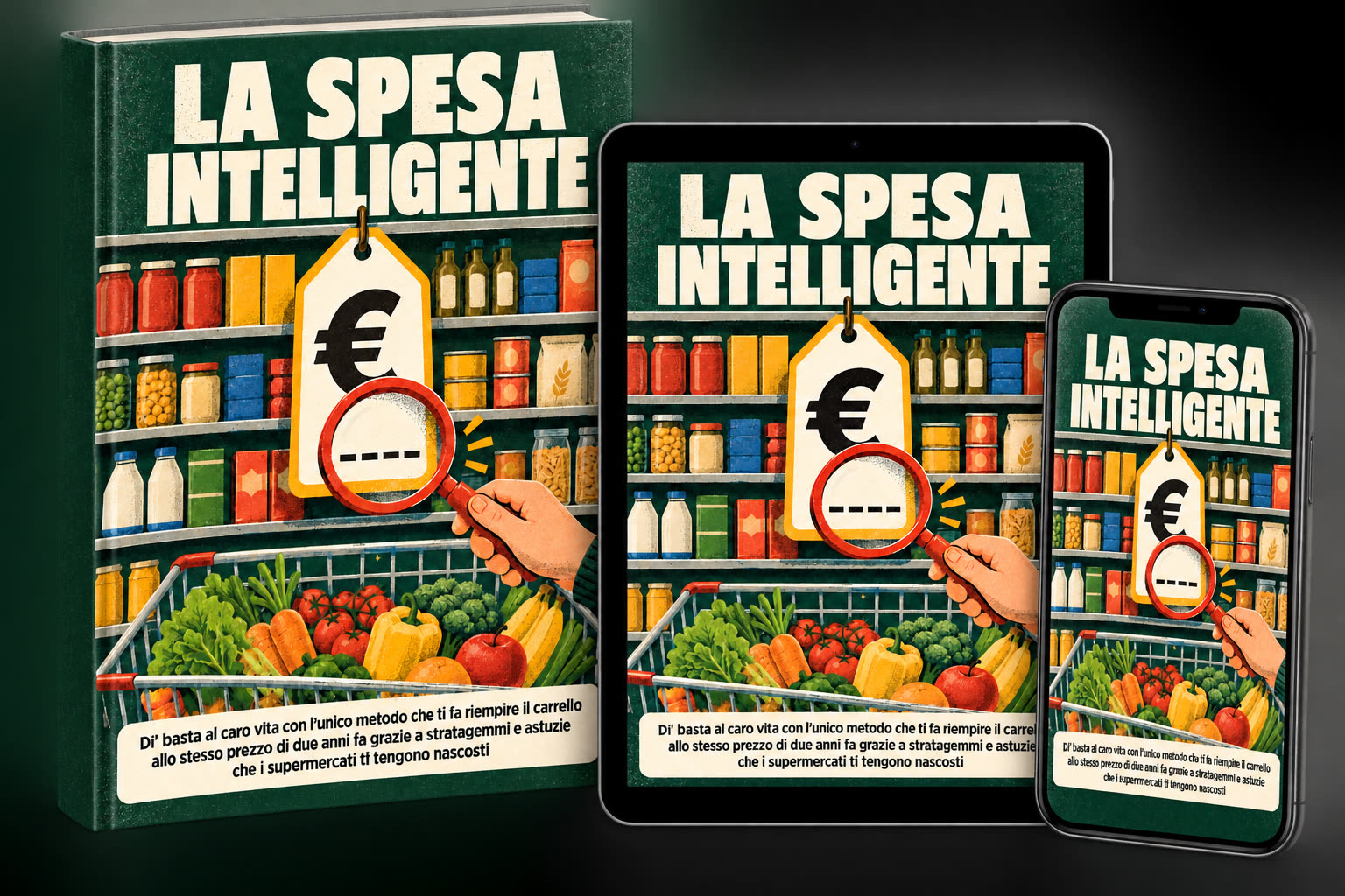 La guida La Spesa Intelligente, su libro, tablet e telefono